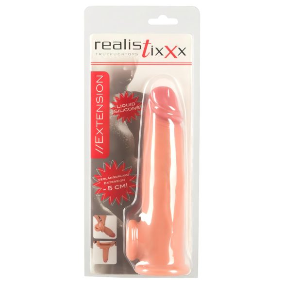 Realistixxx - žiedinis penio prailgintojas - 19 cm (natūralus)