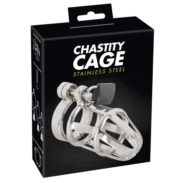 You2Toys - vyriškas skaistybės narvas - metalinis, su spyna