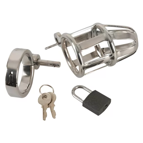 You2Toys - vyriškas skaistybės narvas - metalinis, su spyna