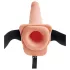 Pipedream Fetish Strap-On 9 - prisegamas, tuščiaviduris, purškiantis dildo (kūno spalvos)