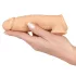 Realistixxx - penio mova su sėklidžių žiedu - 16 cm natūrali