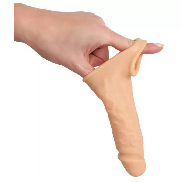 Realistixxx - penio mova su sėklidžių žiedu - 16 cm natūrali