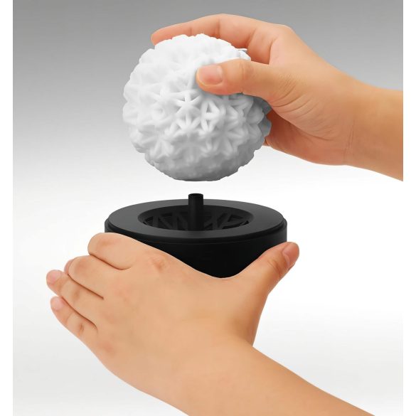 TENGA GEO - masturbatorius vyrams - bangų raštas - Glacier