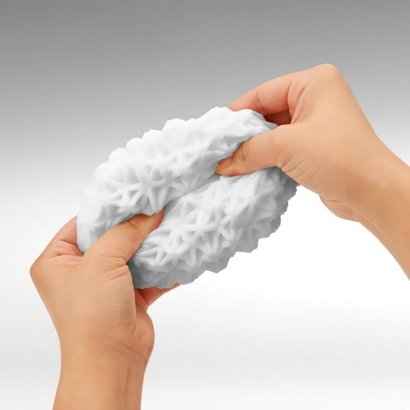 TENGA GEO - masturbatorius vyrams - bangų raštas - Glacier