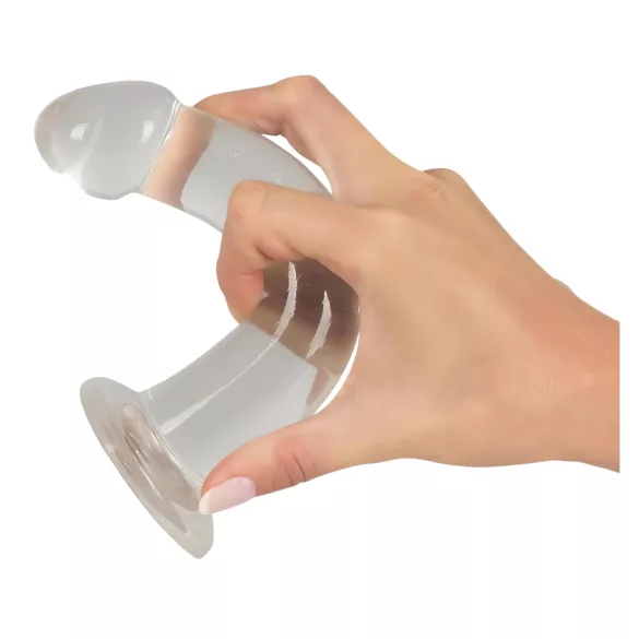 Crystal Clear - analinis dildo rinkinys - 3 dalys - permatomas