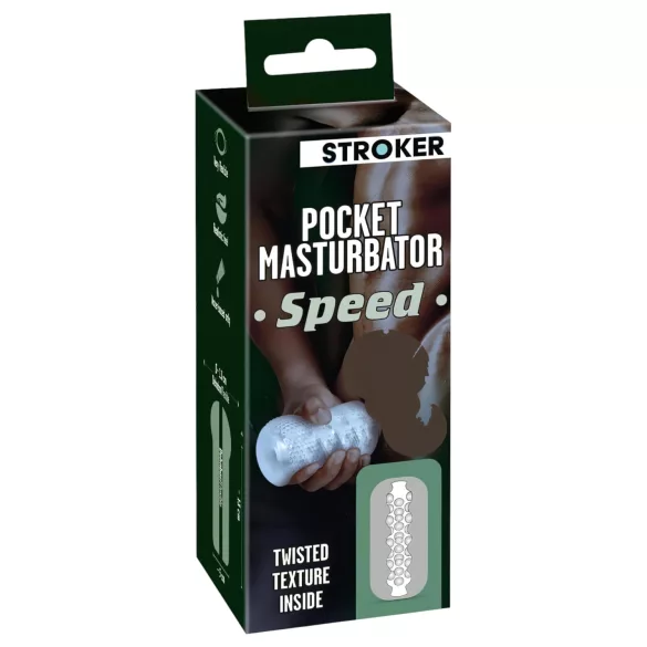 STROKER Speed - masturbatorius su analine anga - skaidrus