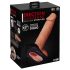 Erekcijos asistentas - tuščiavidurė prisegama dildo (natūrali spalva)