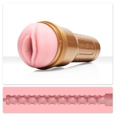   Fleshlight GO - treniruoklis vyrams - kompaktiška vagina - rožinė