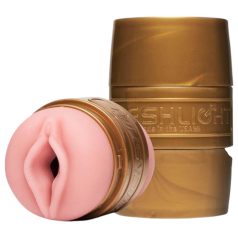   Fleshlight - masturbatorius treniruotėms - atvira vagina ir analinis - rožinė