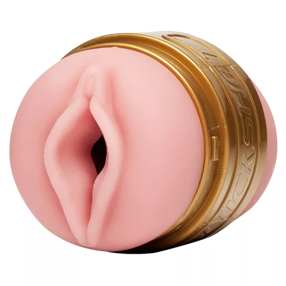 Fleshlight - masturbatorius treniruotėms - atvira vagina ir analinis - rožinė