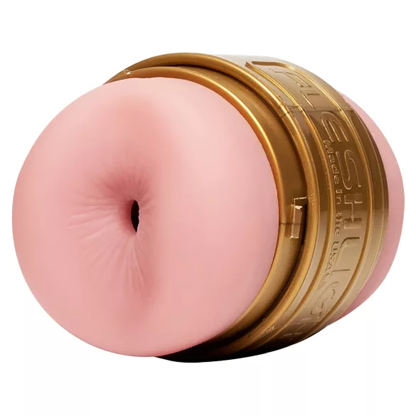 Fleshlight - masturbatorius treniruotėms - atvira vagina ir analinis - rožinė