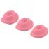 Womanizer Premium Eco - papildomų antgalių rinkinys - rožiniai - 3 vnt - L