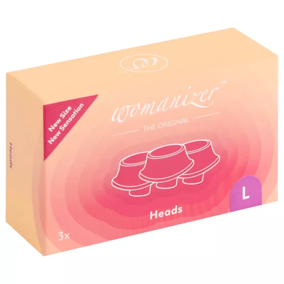 Womanizer L - siurbimo antgalių rinkinys - didelis - violetinė - 3 vnt