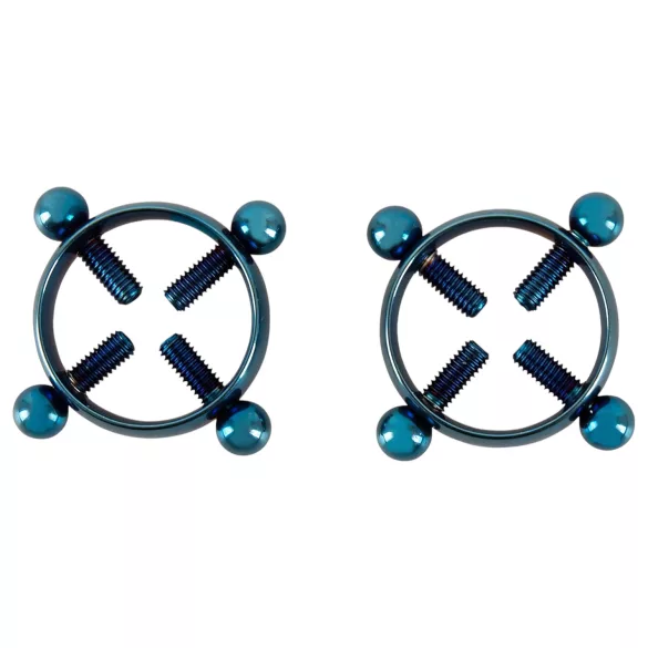 Bad Kitty - spenelio papuošalas su sriegiu - mėlynas