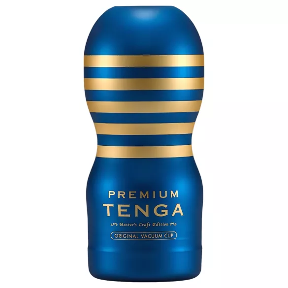 TENGA Premium Original - vienkartinis masturbatorius - mėlynas