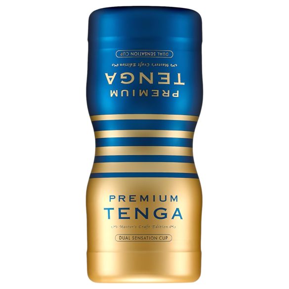 TENGA Premium Dual Sensation - vienkartinis masturbatorius vyrams
