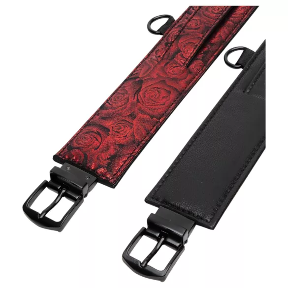 Fifty Shades of Grey - kulkšnių antrankiai - juoda/raudona