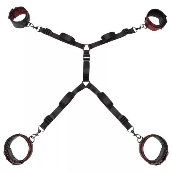 Fifty Shades of Grey - antrankiai rinkinys - juoda/raudona