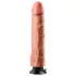 Real Feel Deluxe No.12 - realistiškas vibruojantis dildo su sėklidėmis