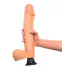 Real Feel Deluxe No.12 - realistiškas vibruojantis dildo su sėklidėmis