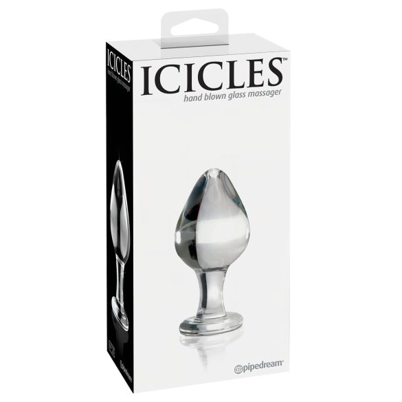 Icicles No. 25 - analinis kaištis - kūginis - stiklinis - permatomas