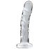Icicles No. 62 - stiklinis dildo su varpa (skaidrus)