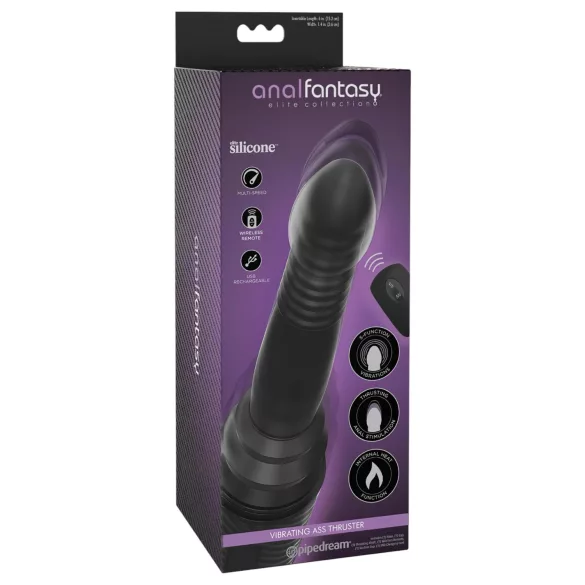 Pipedream - Analfantasy Ass Thruster - stumiantis analinis vibratorius (juodas)