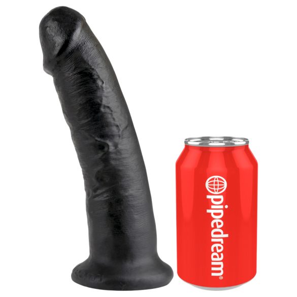 King Cock - dildo su siurbtuku - juodas - 23 cm