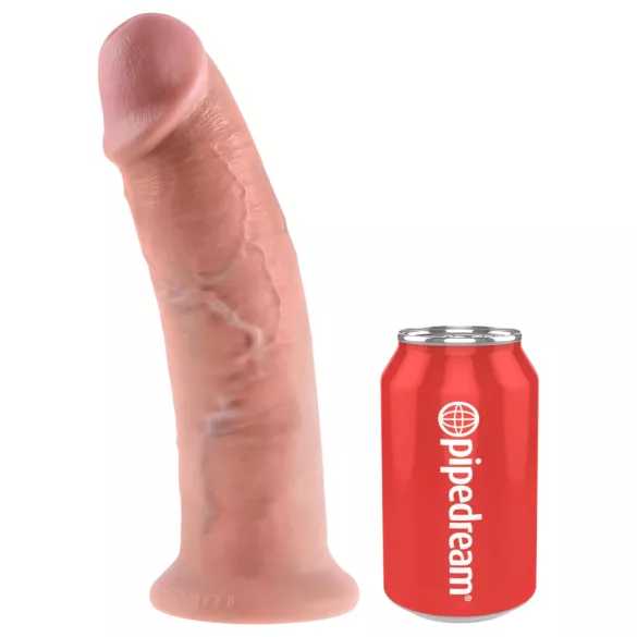 King Cock - realistiškas dildo su siurbtuku - 25 cm - kūno spalvos