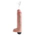 King Cock 10 - realistiškas purškiantis dildo (25 cm) - natūralus