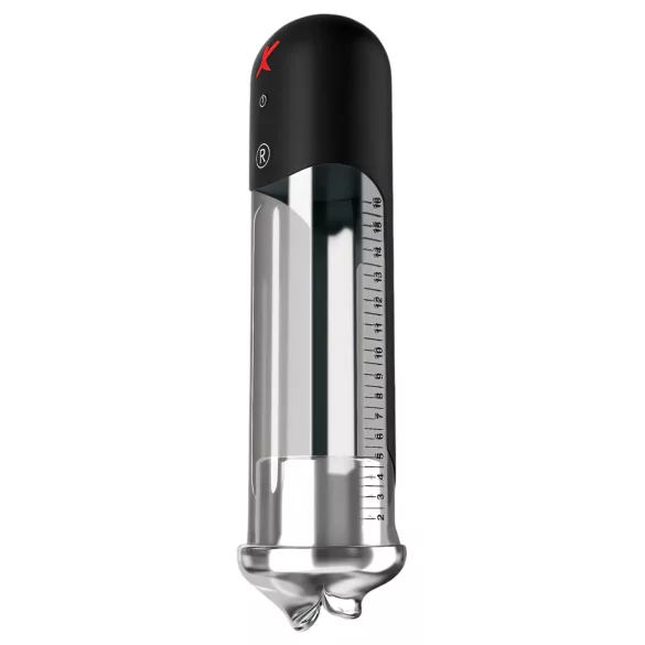PDX Blowjob - automatinė penio pompa su lūpomis - juoda