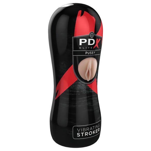 PDX Pūlingio Vibratorius - vibruojanti dirbtinė vagina (natūrali)