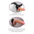 Real Feel Deluxe No.1 - realistiškas vibruojantis dildo su sėklidėmis