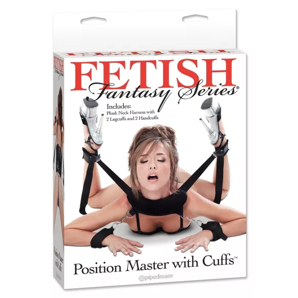 Fetish Position Master - BDSM surišimo rinkinys - juodas