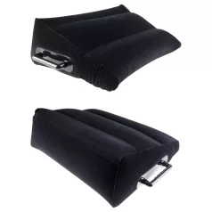   Fetish Fantasy - pripučiama sekso pagalvė su rankenėlėmis - juoda