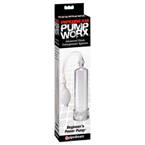 Pipedream - Pump Worx Beginner's - skaidri penio pompa (19 cm)