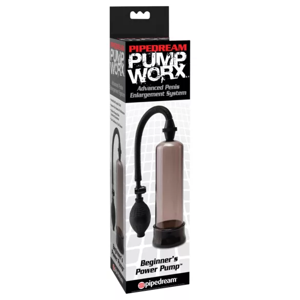 Pump Worx - penio pompa pradedantiesiems - juoda