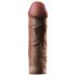 X-TENSION Mega 2 - realistiškas penio prailgintojas (20,3 cm) - tamsi natūrali spalva