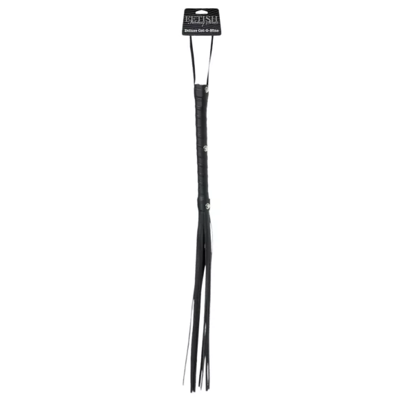 Pipedream - Fetish Fantasy Deluxe „Cat-O-Nine“ - botagėlis - juodas (65 cm)
