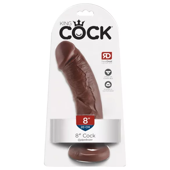 King Cock - dildo - 20 cm - rudas