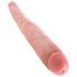 King Cock 16 Tapered - tikroviškas dvigubas dildo (41 cm) - natūrali spalva