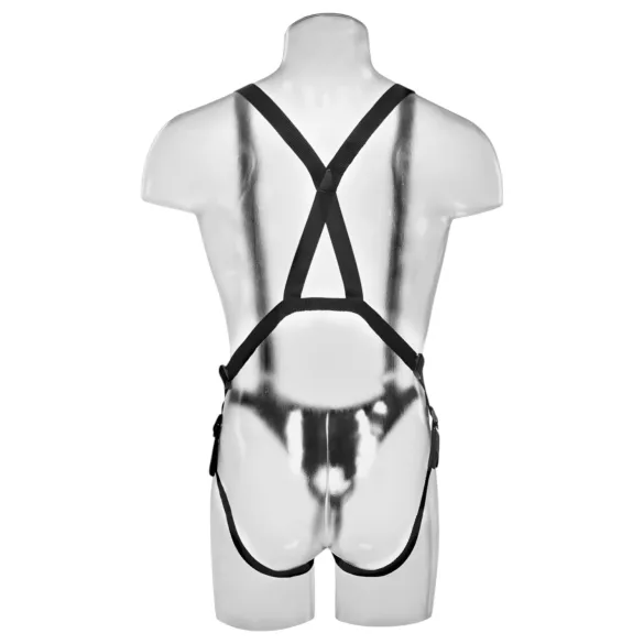 King Cock - dirželis su tuščiaviduriu dildo - 25 cm