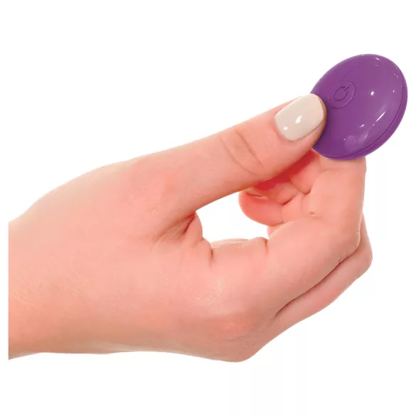 Visiška ekstazė 3in1 - įkraunamas, radijo kontroliuojamas trigubas vibratorius (violetinis)