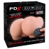 PDX Elite Milk Me Silly - vibracinis torsas masturbatorius (natūrali)