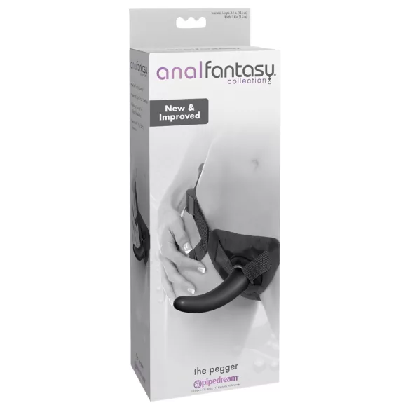 Pipedream - Anal Fantasy The Pegger - prisegamas dildo (juodas)