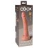 King Cock Elite 7 – siurbtuku tvirtinamas, tikroviškas dildo (18 cm) – natūralus