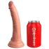 King Cock Elite - realistiškas dildo su siurbtuku - 18 cm - kūno spalvos