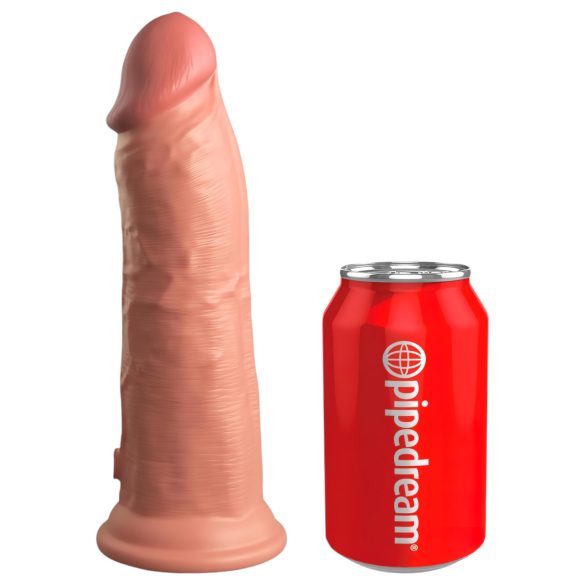 King Cock Elite 8 - realistiškas dildo su siurbtuku - 20cm natūralios spalvos