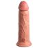 King Cock Elite 8 - realistiškas dildo su siurbtuku - 20cm natūralios spalvos