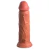 King Cock Elite 8 - dildo su siurbtuku - 20 cm - tamsi kūno spalva